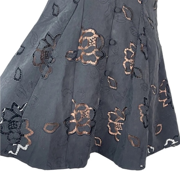 NWT For Love & Lemons Renee Mini Dress Black-XS RRP $242 - Picture 9 of 16